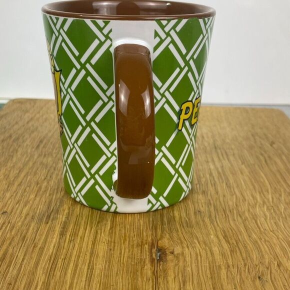 Peanuts Charlie Brown Green Plaid Sally Coffee Mug Schultz Cartoon Collectible - Picture 5 of 8